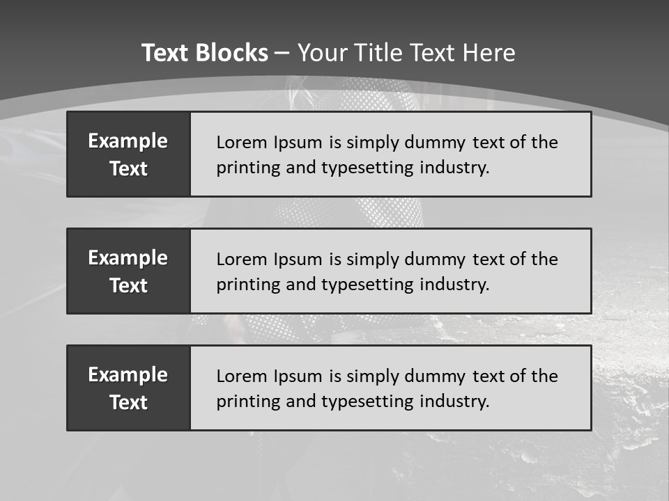 Pose Beauty Glamour PowerPoint Template