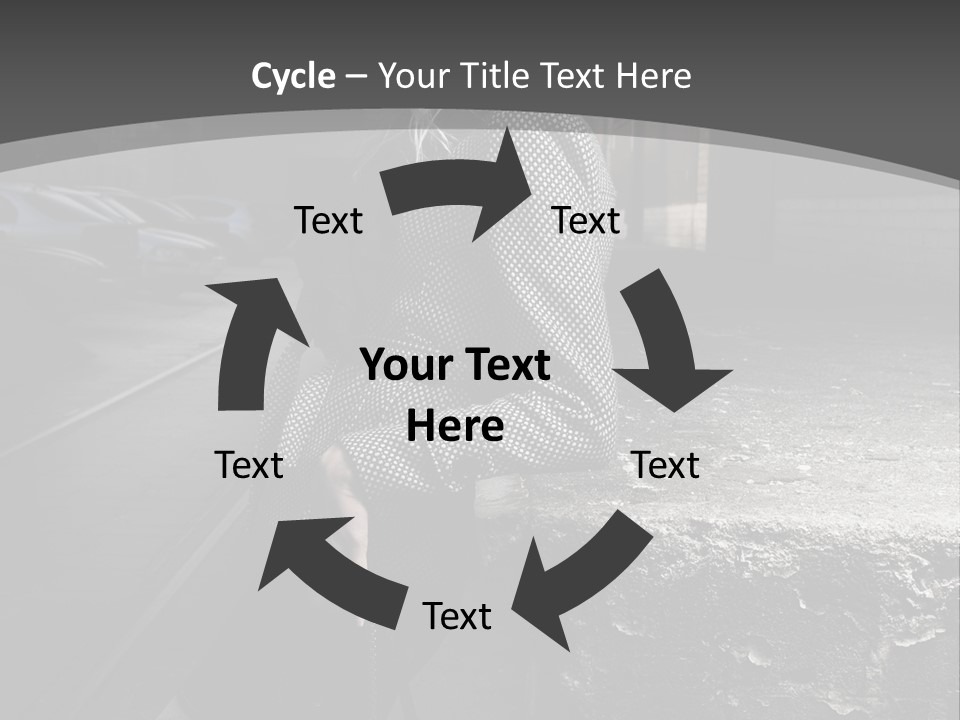 Pose Beauty Glamour PowerPoint Template