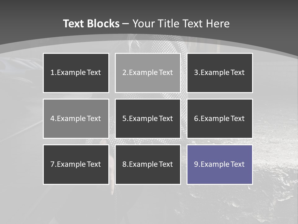 Pose Beauty Glamour PowerPoint Template