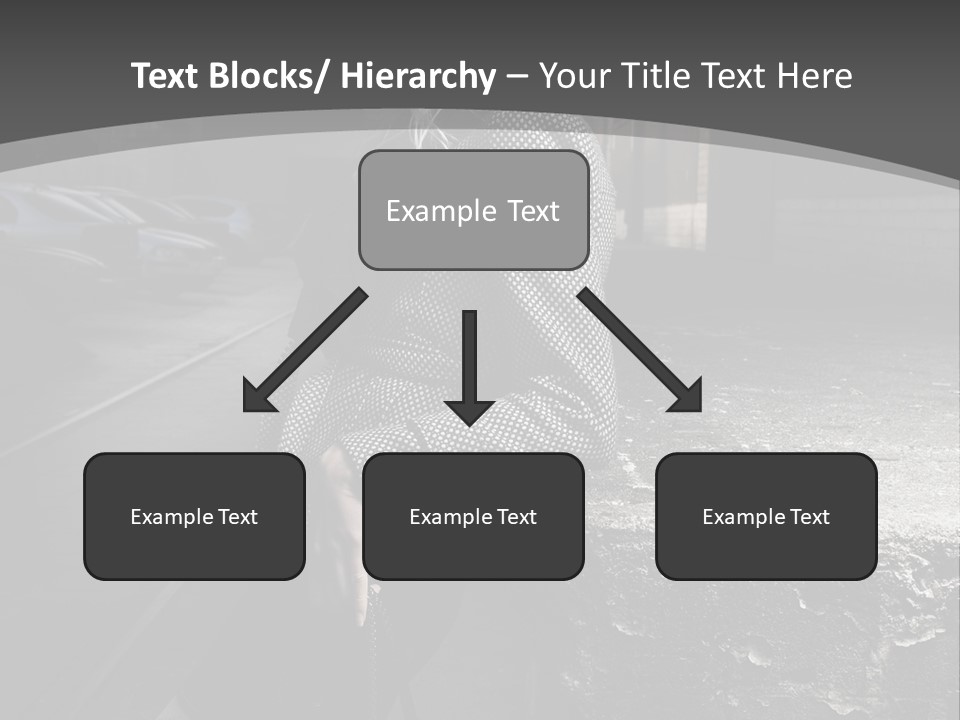 Pose Beauty Glamour PowerPoint Template