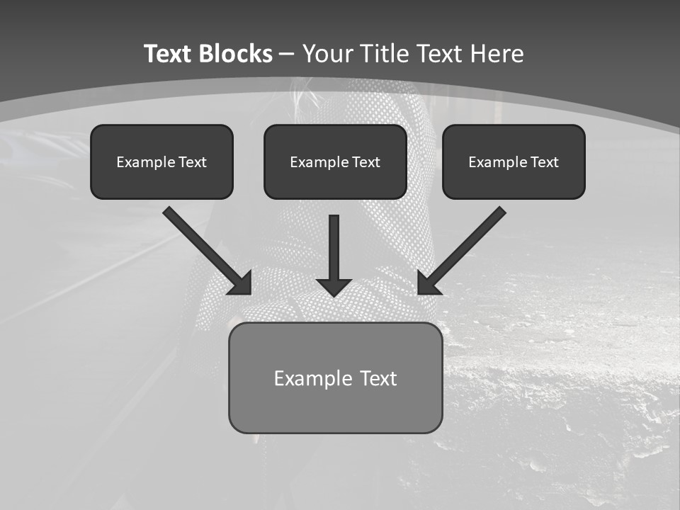 Pose Beauty Glamour PowerPoint Template