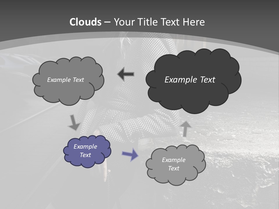 Pose Beauty Glamour PowerPoint Template
