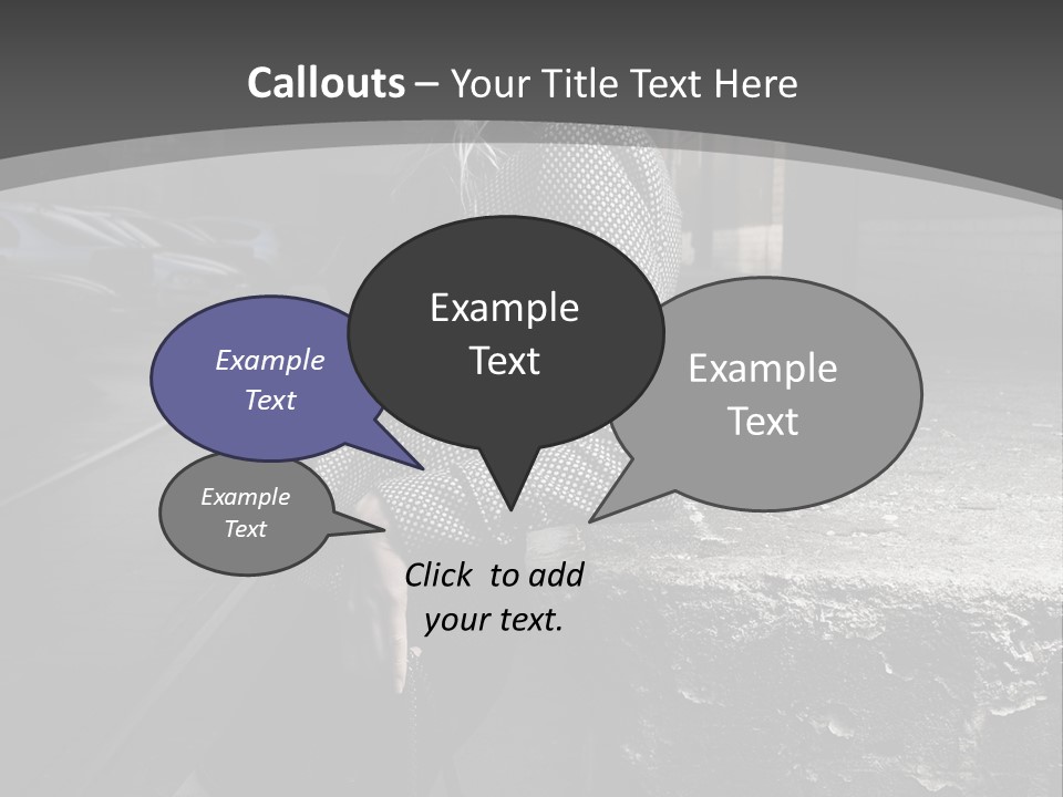 Pose Beauty Glamour PowerPoint Template