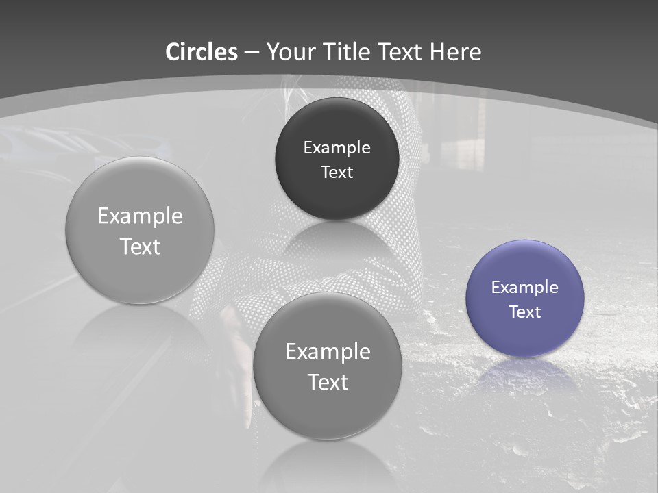 Pose Beauty Glamour PowerPoint Template