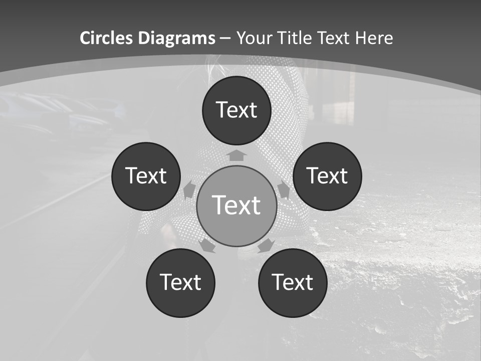 Pose Beauty Glamour PowerPoint Template