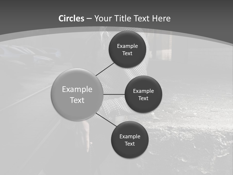 Pose Beauty Glamour PowerPoint Template