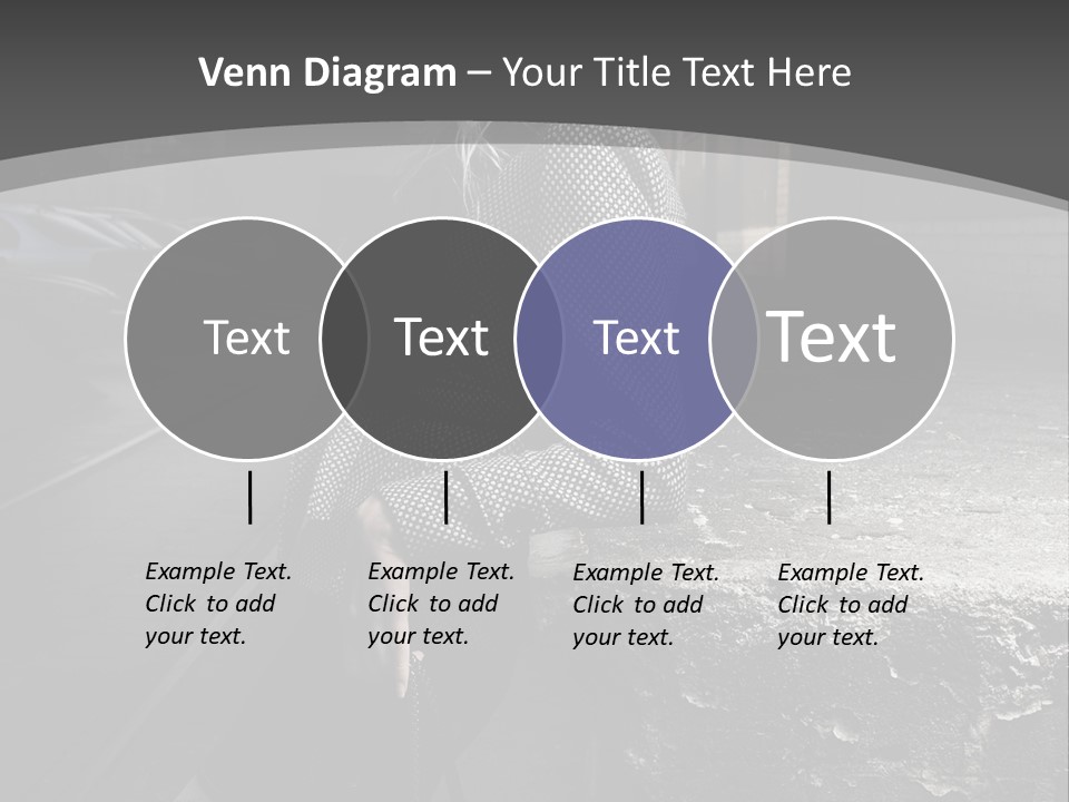 Pose Beauty Glamour PowerPoint Template