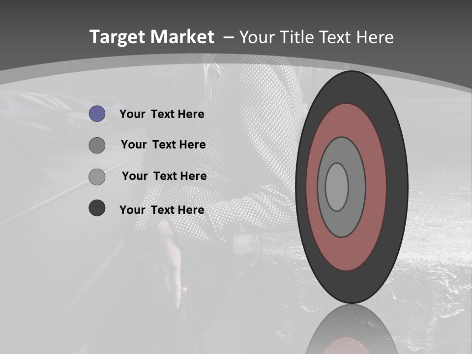 Pose Beauty Glamour PowerPoint Template