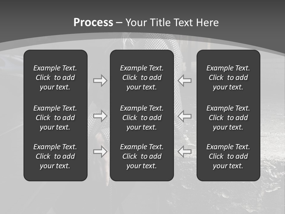 Pose Beauty Glamour PowerPoint Template