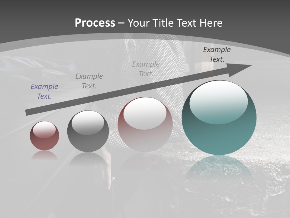 Pose Beauty Glamour PowerPoint Template