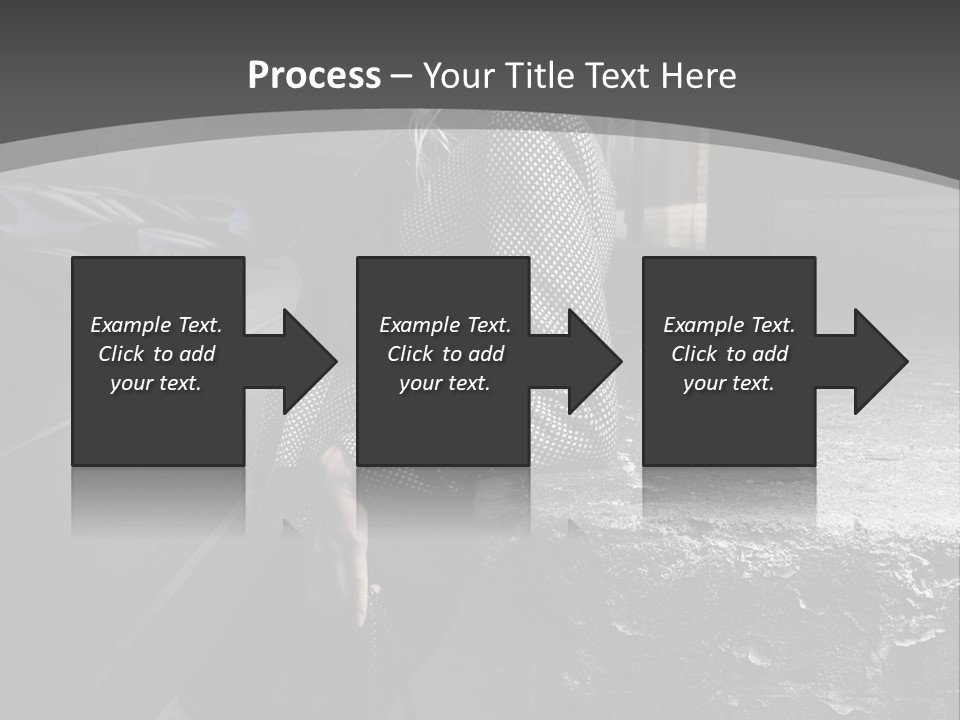 Pose Beauty Glamour PowerPoint Template