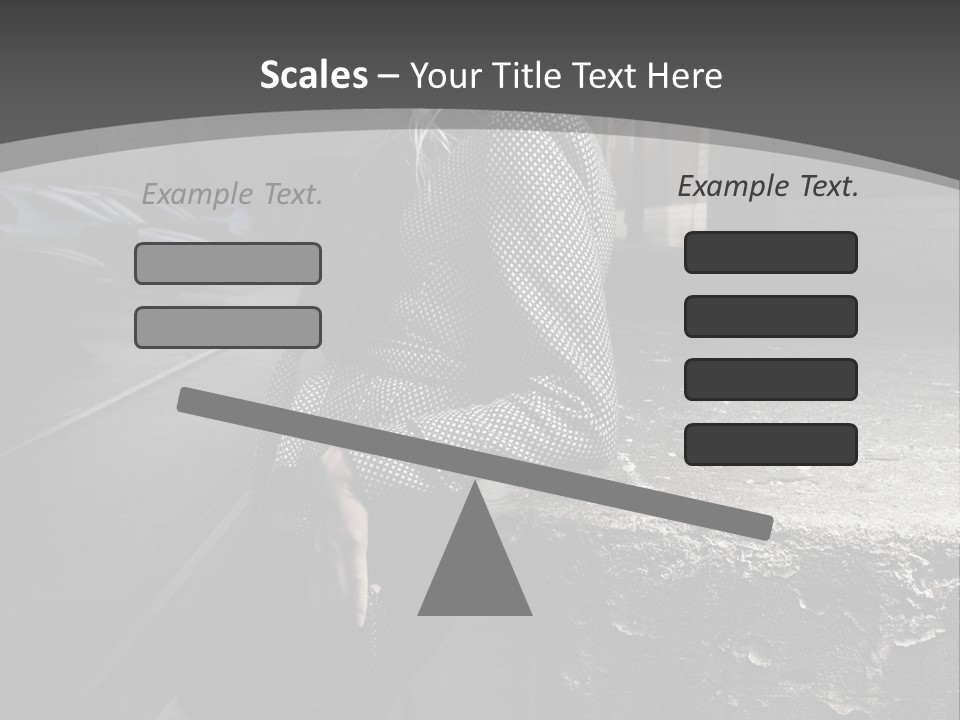 Pose Beauty Glamour PowerPoint Template