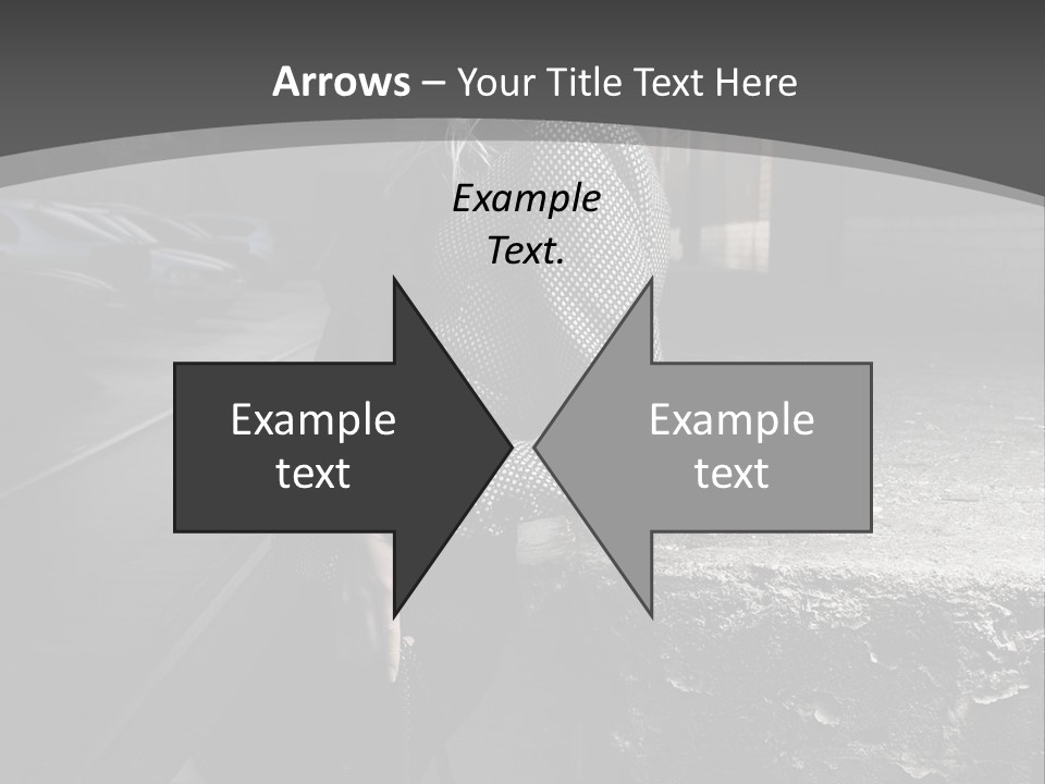 Pose Beauty Glamour PowerPoint Template