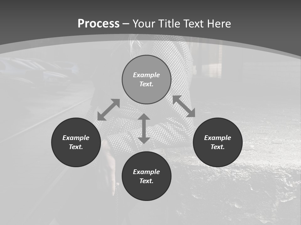 Pose Beauty Glamour PowerPoint Template