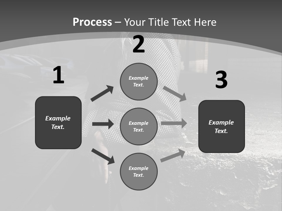 Pose Beauty Glamour PowerPoint Template
