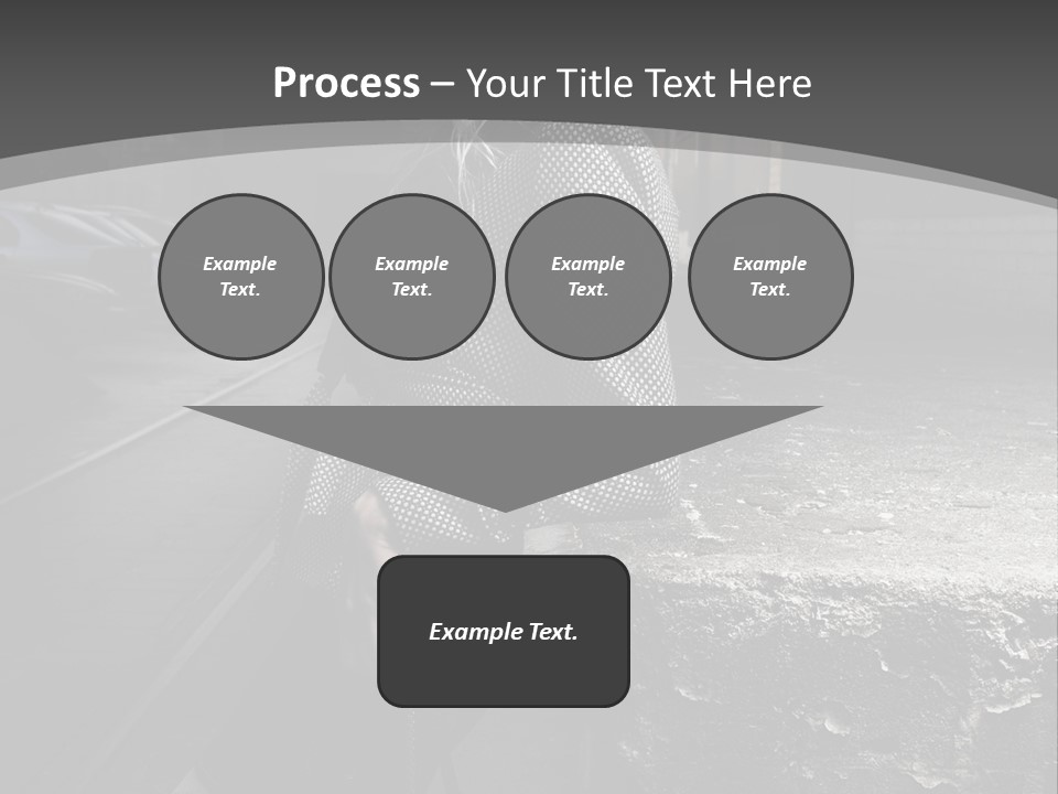 Pose Beauty Glamour PowerPoint Template