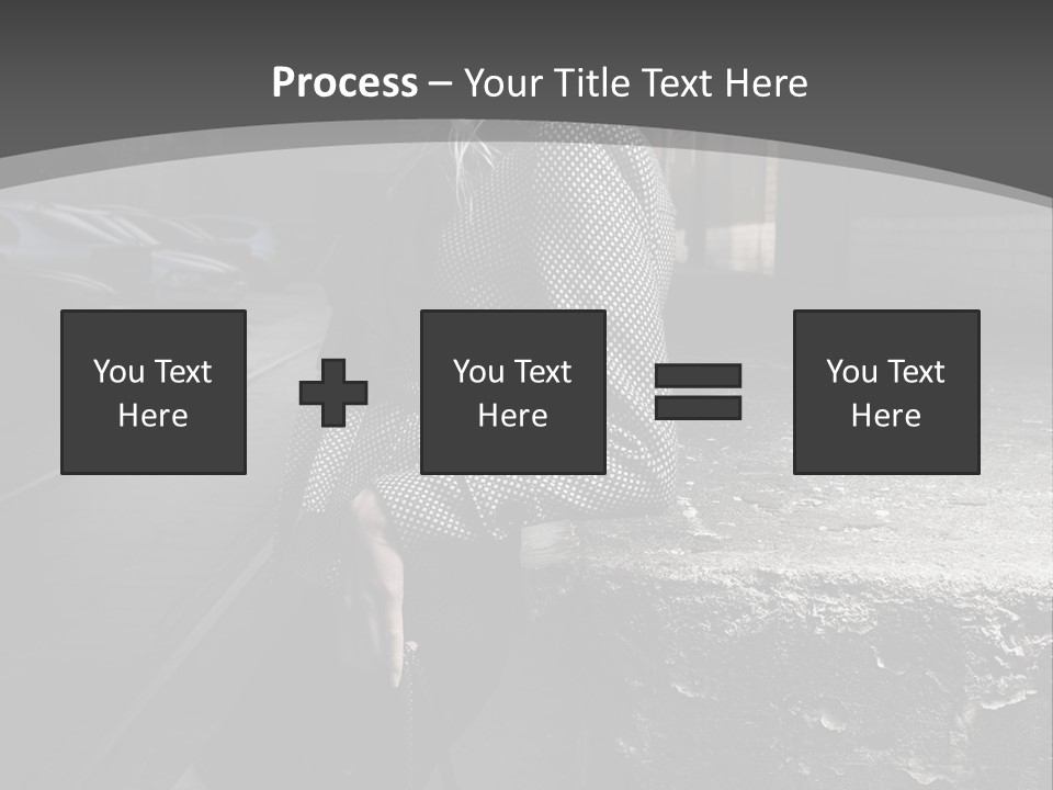 Pose Beauty Glamour PowerPoint Template