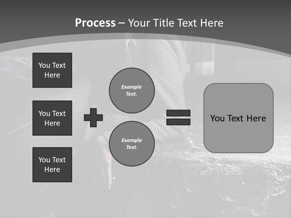 Pose Beauty Glamour PowerPoint Template