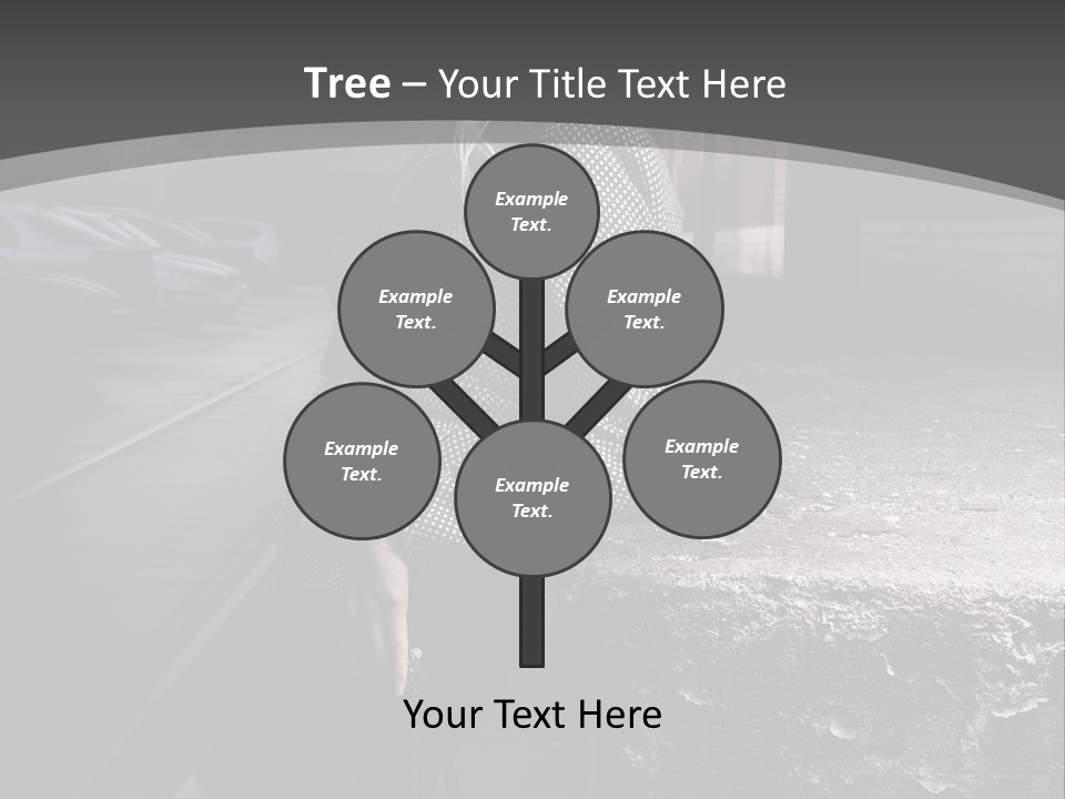 Pose Beauty Glamour PowerPoint Template