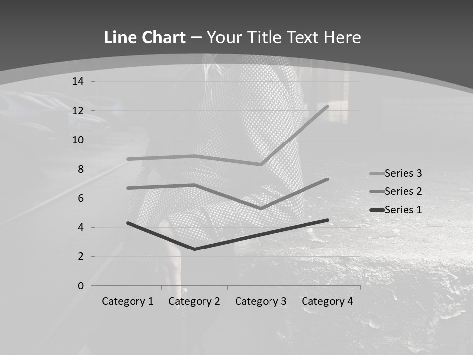 Pose Beauty Glamour PowerPoint Template