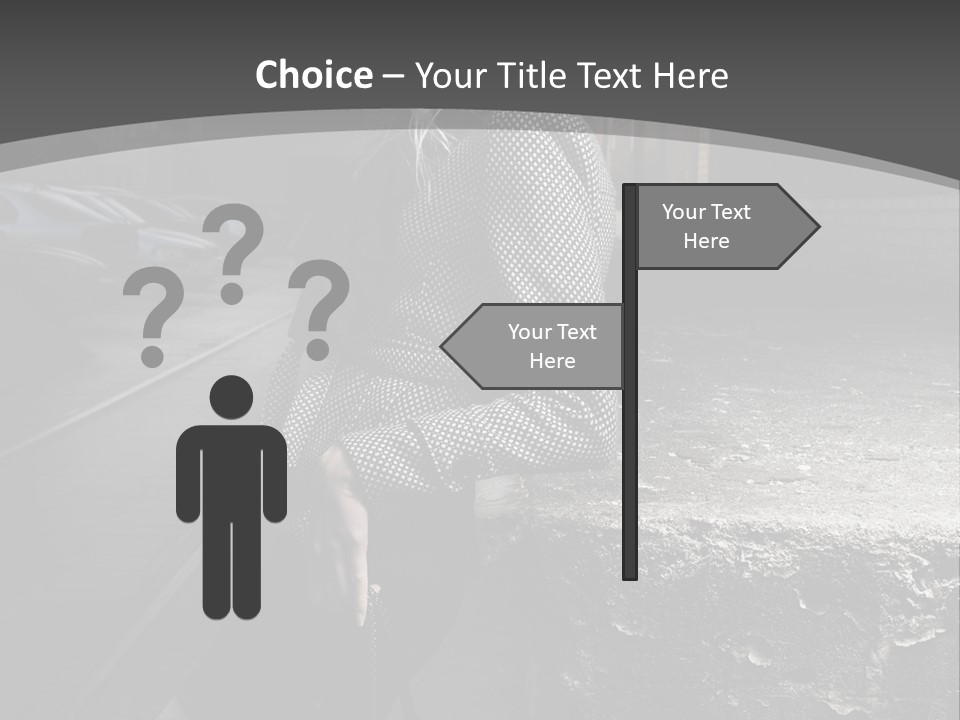 Pose Beauty Glamour PowerPoint Template