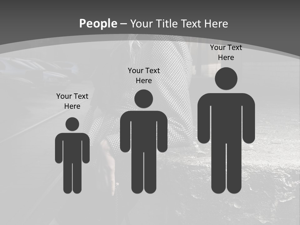 Pose Beauty Glamour PowerPoint Template