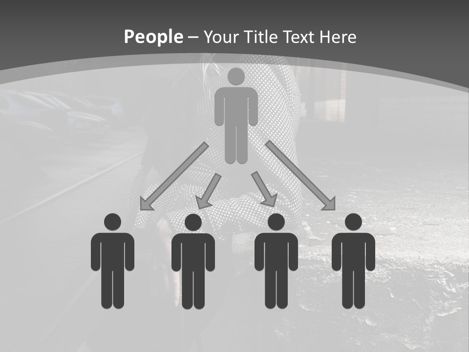 Pose Beauty Glamour PowerPoint Template