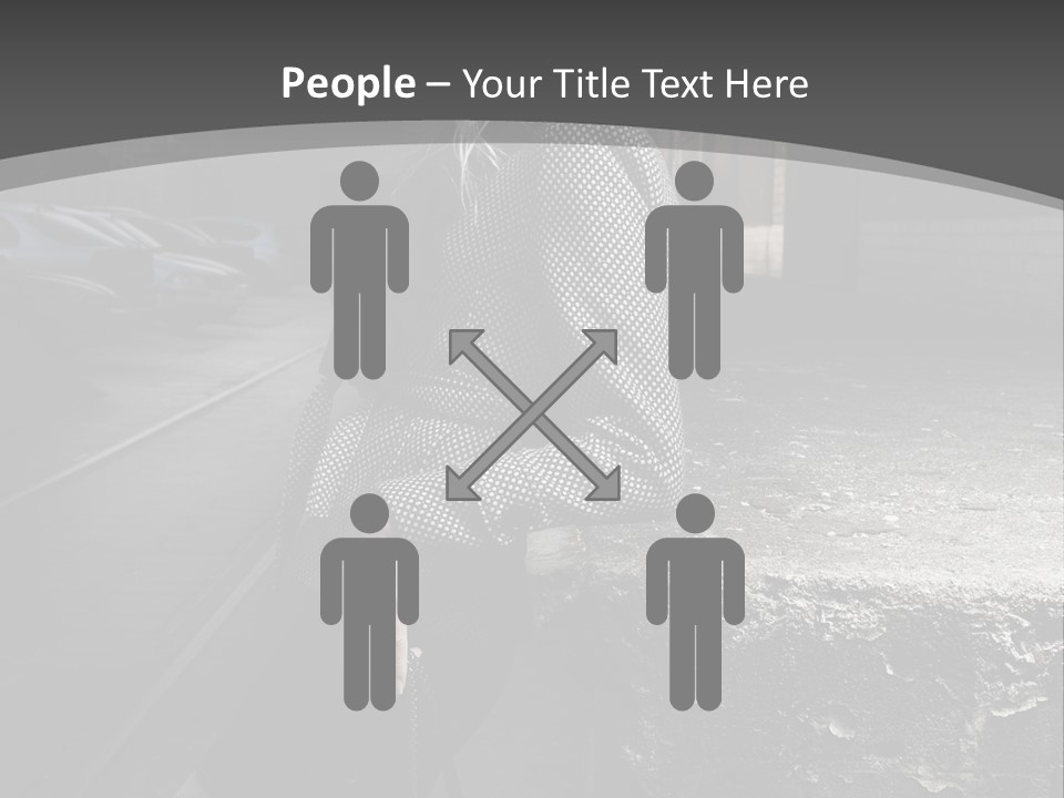 Pose Beauty Glamour PowerPoint Template