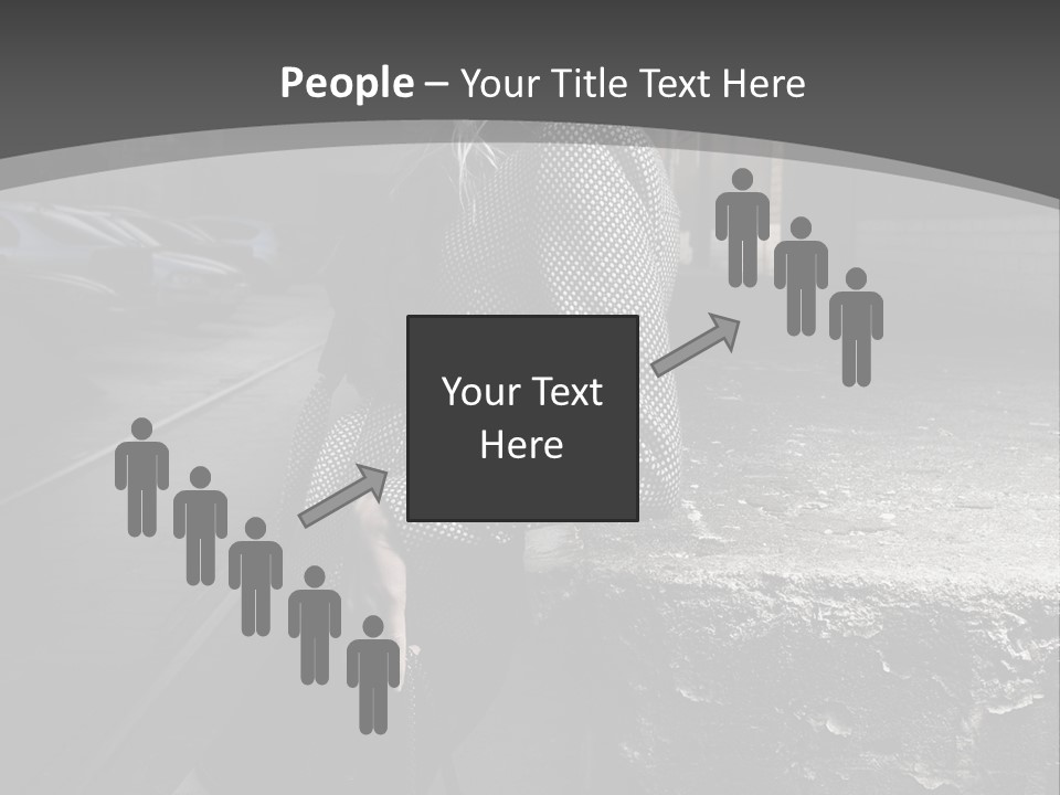 Pose Beauty Glamour PowerPoint Template