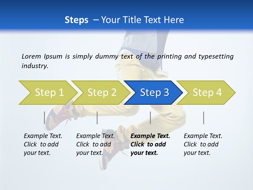 Fashion Breakdance Fitness PowerPoint Template