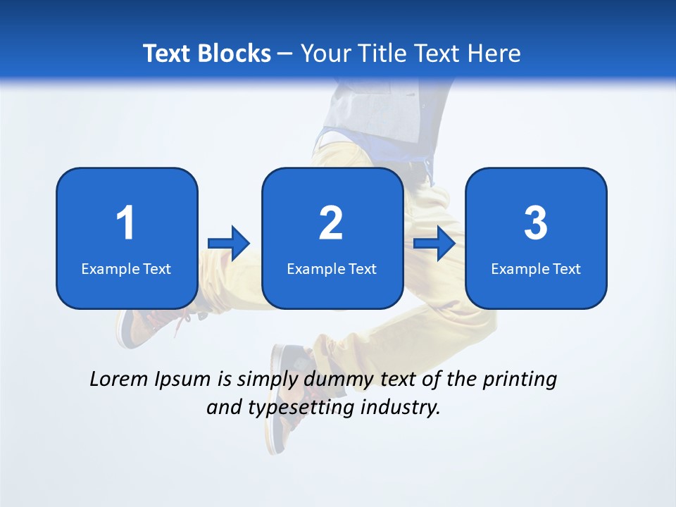 Fashion Breakdance Fitness PowerPoint Template