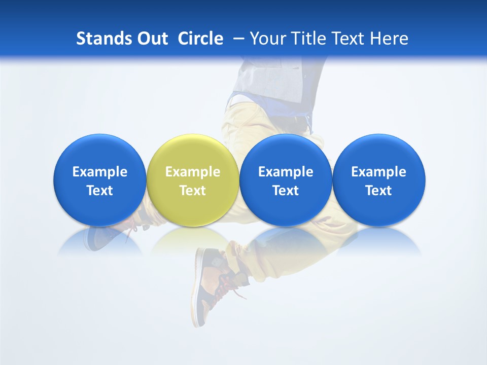 Fashion Breakdance Fitness PowerPoint Template