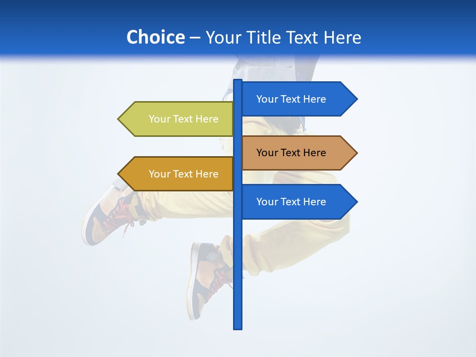 Fashion Breakdance Fitness PowerPoint Template