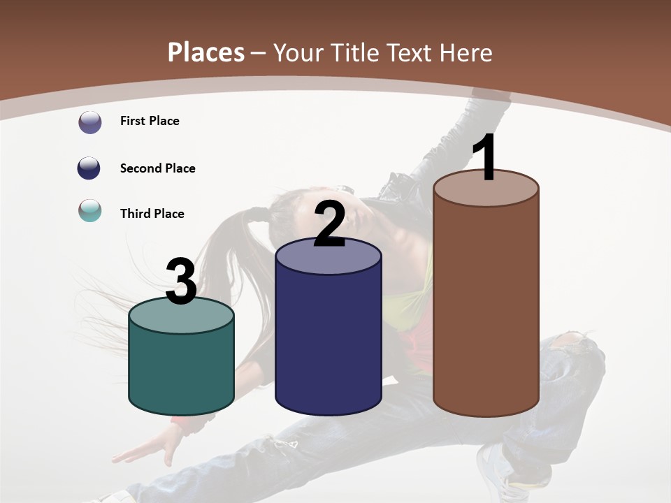 Stretching Fashion Human PowerPoint Template