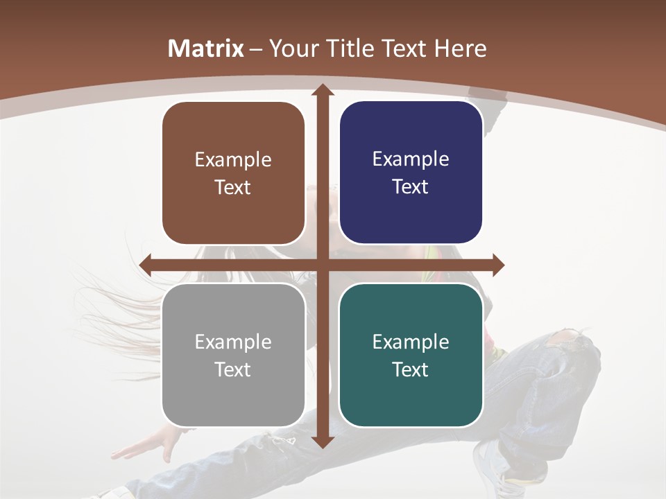 Stretching Fashion Human PowerPoint Template