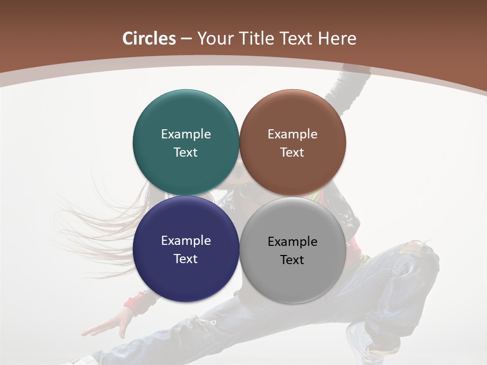 Stretching Fashion Human PowerPoint Template