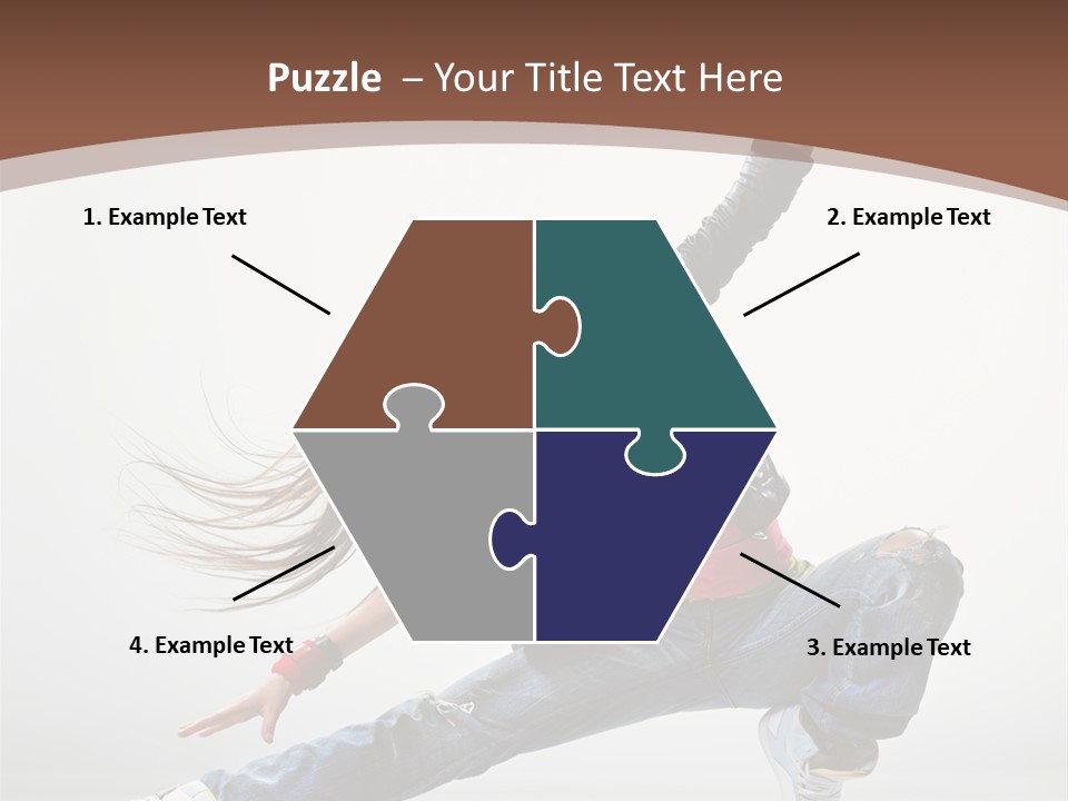 Stretching Fashion Human PowerPoint Template