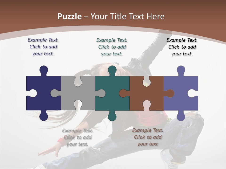 Stretching Fashion Human PowerPoint Template