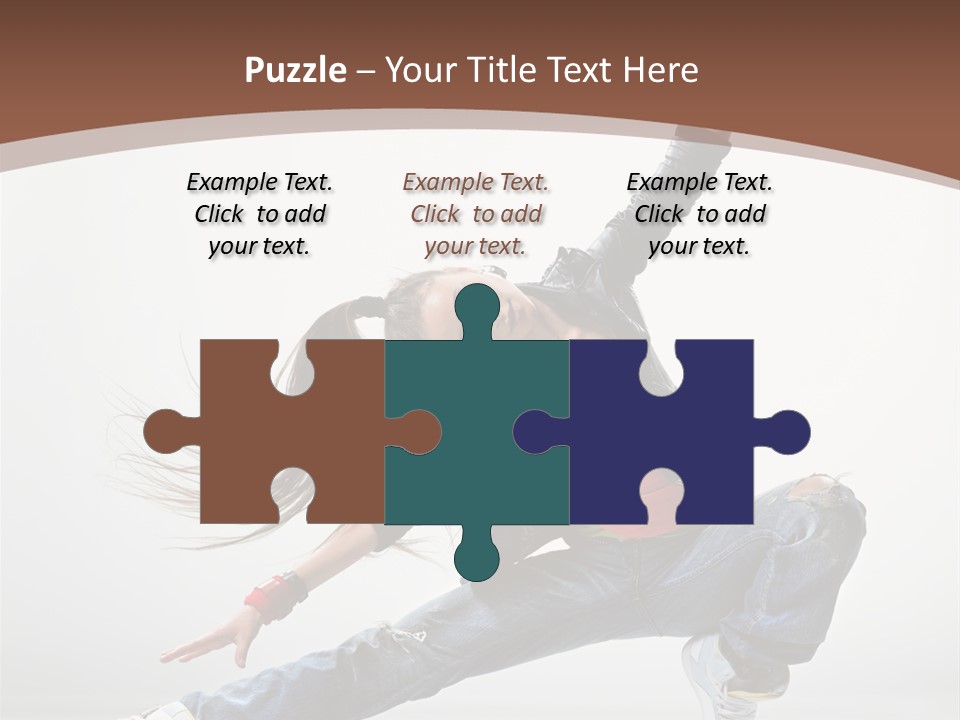 Stretching Fashion Human PowerPoint Template