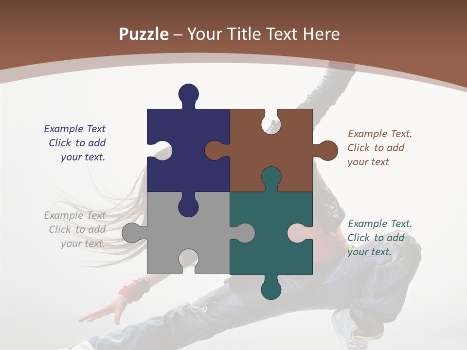 Stretching Fashion Human PowerPoint Template