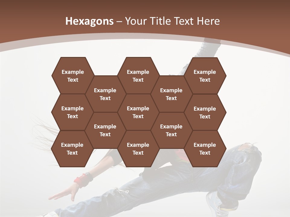 Stretching Fashion Human PowerPoint Template