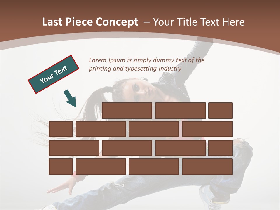 Stretching Fashion Human PowerPoint Template