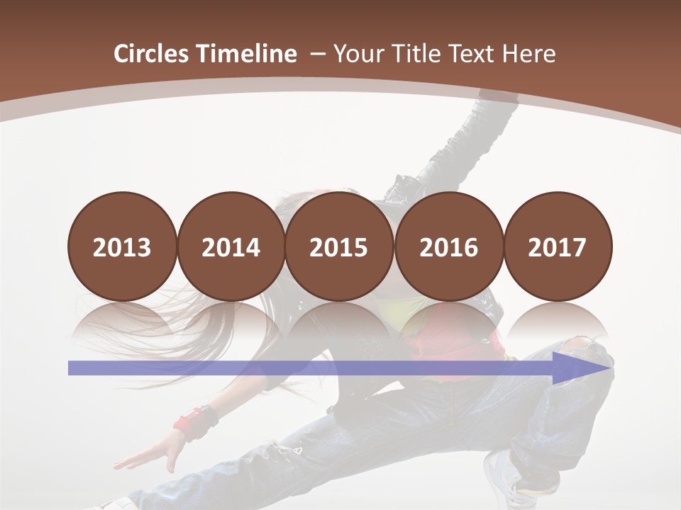 Stretching Fashion Human PowerPoint Template