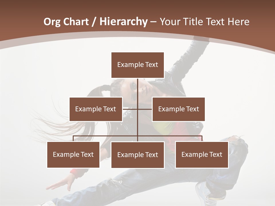 Stretching Fashion Human PowerPoint Template