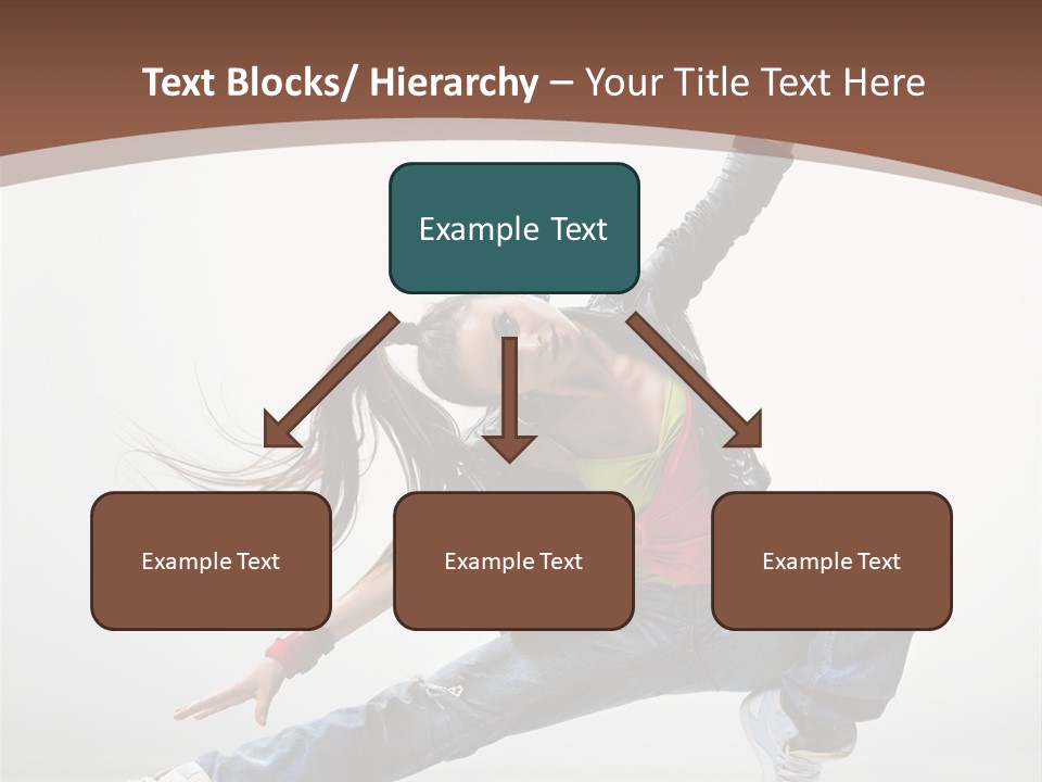 Stretching Fashion Human PowerPoint Template