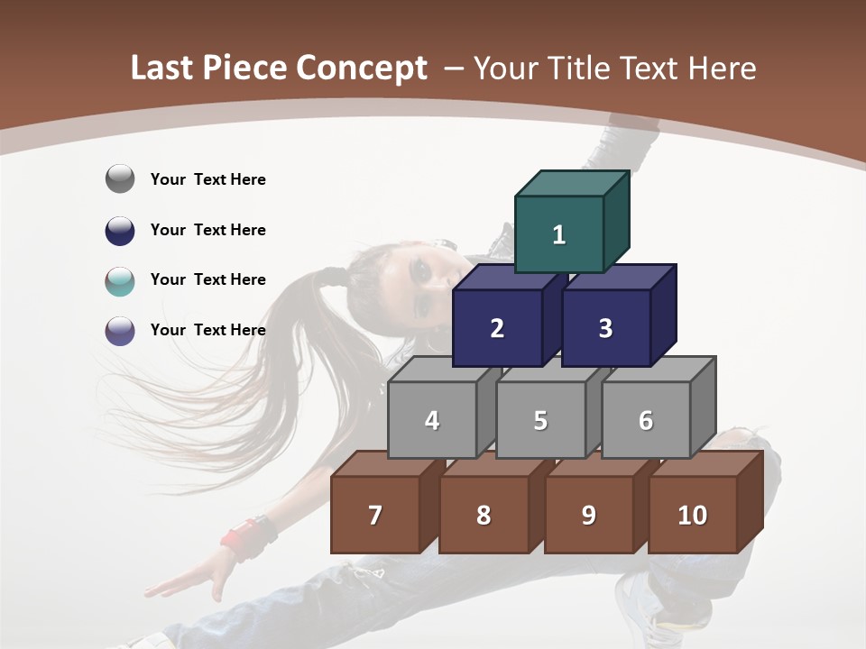 Stretching Fashion Human PowerPoint Template