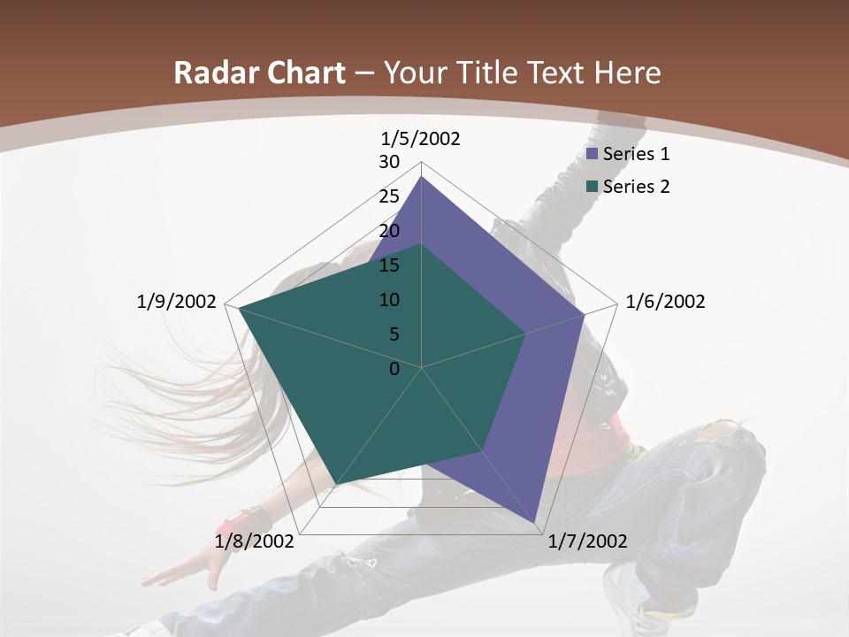 Stretching Fashion Human PowerPoint Template