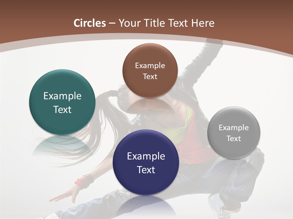 Stretching Fashion Human PowerPoint Template