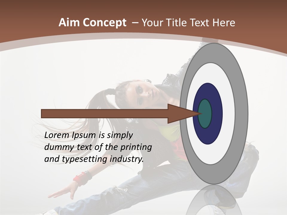 Stretching Fashion Human PowerPoint Template