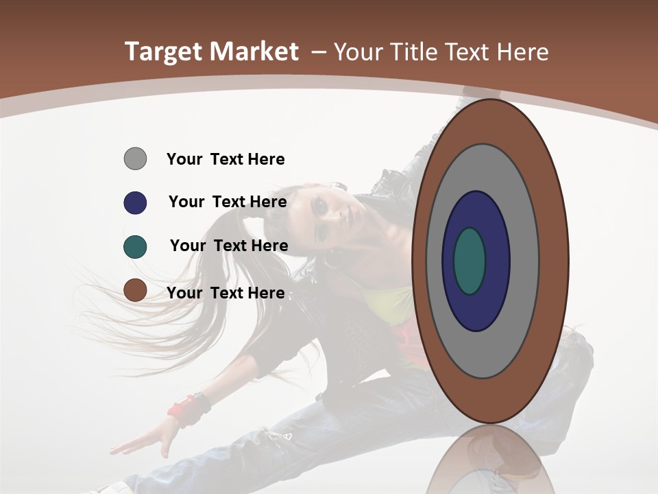 Stretching Fashion Human PowerPoint Template